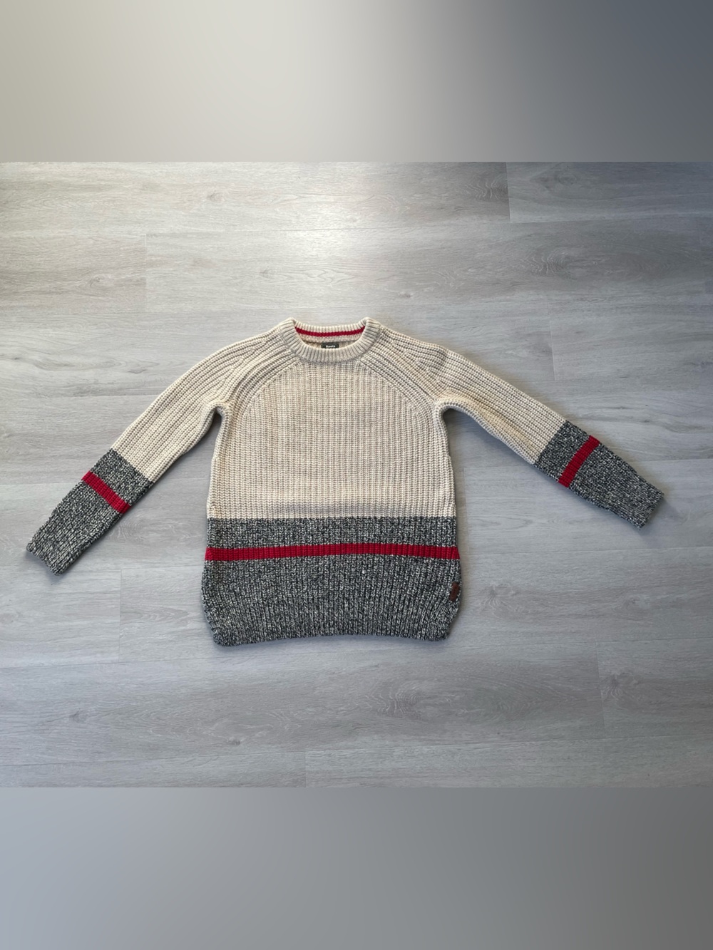 Roots Wool Blend Ribbed Crewneck Sweater